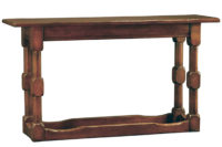 Wentworth traditional sofa table console by Woodland furniture in Idaho Falls