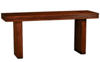 Zerrin contemporary modern console side table by Woodland furniture in Idaho Falls