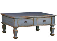 Chesire traditional cocktail / coffee table w drawers by Woodland furniture in Idaho Falls