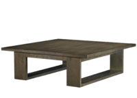 Lestrade contemporary modern cocktail / coffee table by Woodland furniture in Idaho Falls USA