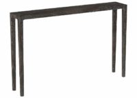 Antwerp console by Woodland in cerused Antwerp - Bitter Chocolate finish
